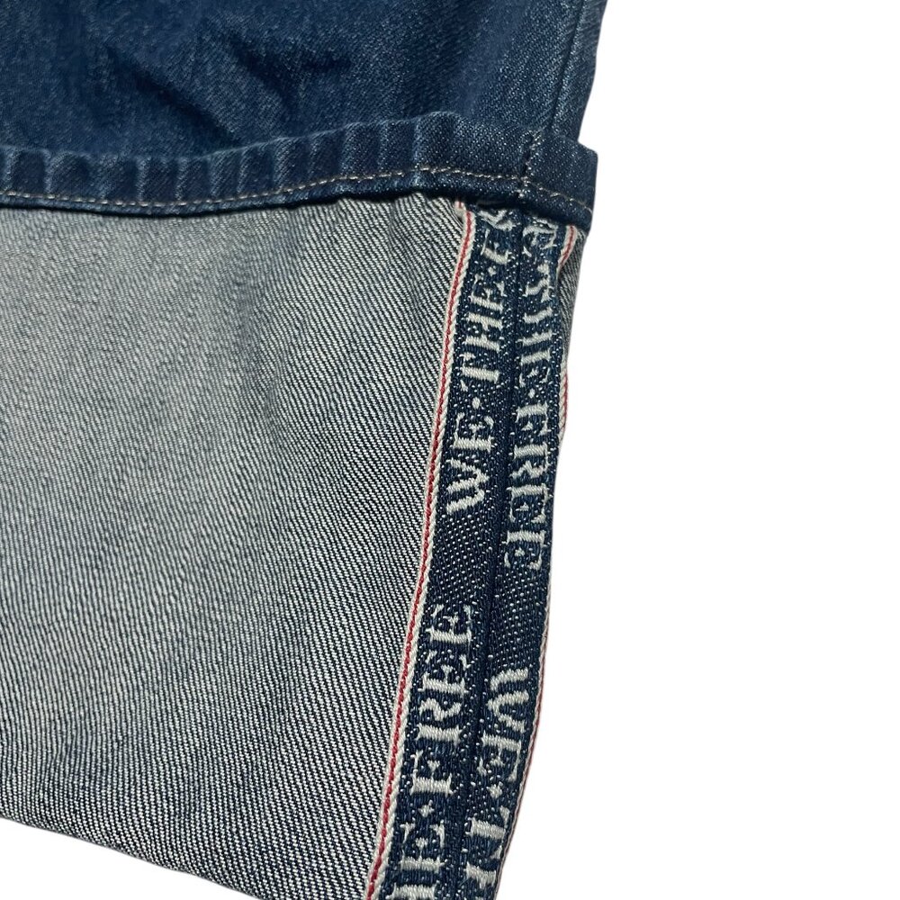 NWT $148 We The Free Slim Shade Selvedge Jeans Size 29 Current On Free People - Picture 15 of 16